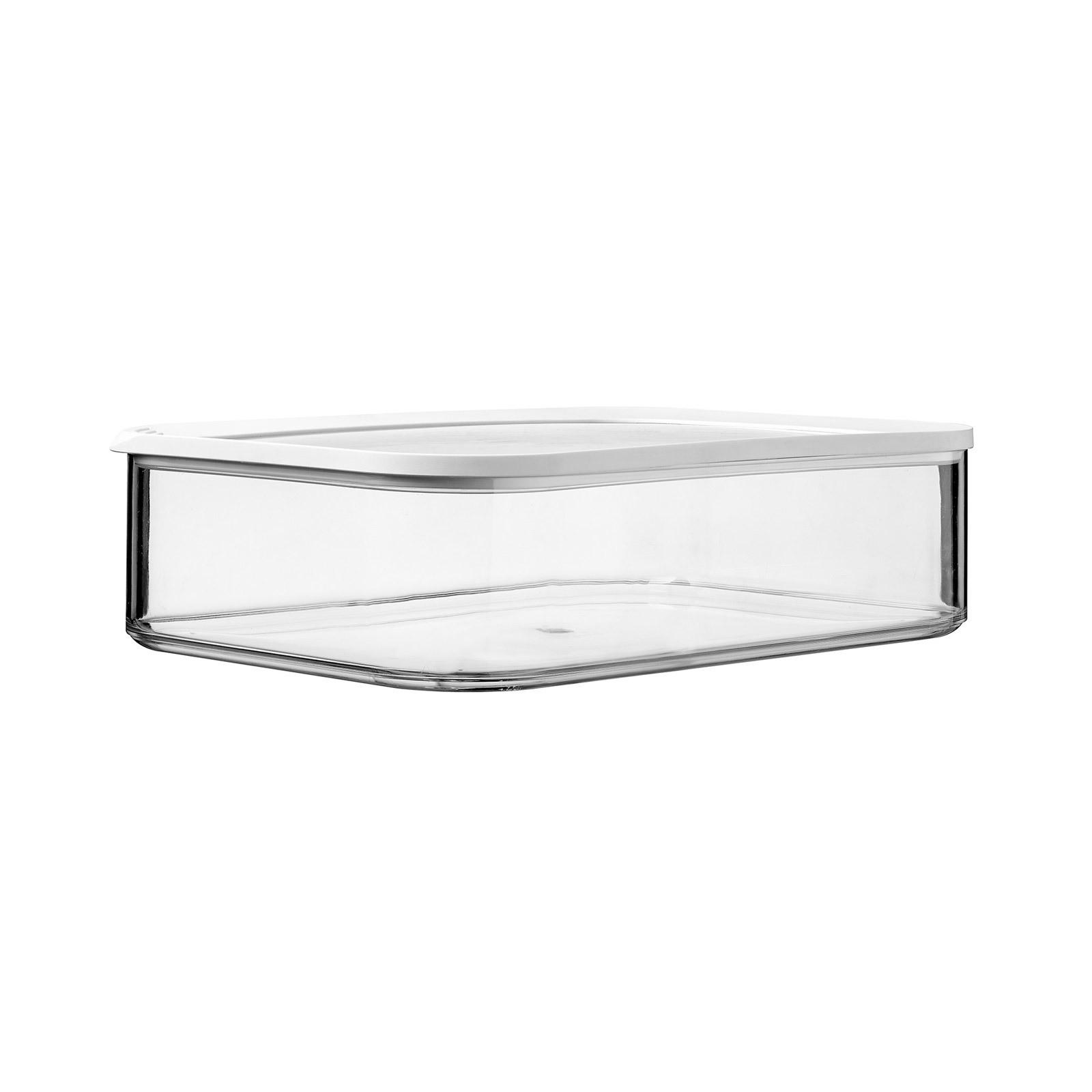 AUFSCHNITTDOSE Modula weiß 4800 ml - Weiß, Kunststoff (22.5/8.5/32cm) - Mepal