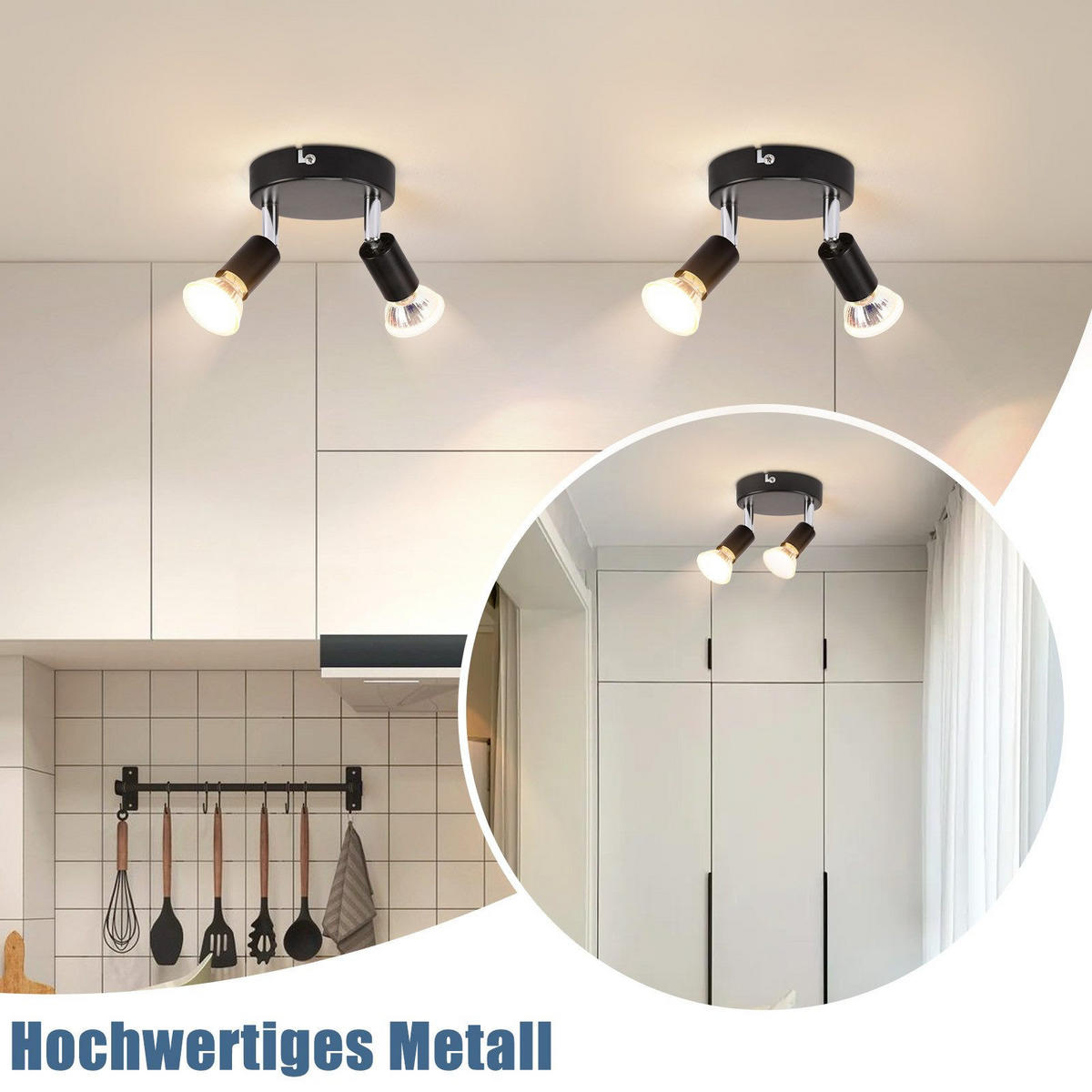 STRAHLER Zoro 10/10/8cm - Schwarz, Metall (10/10/8cm) - ZMH