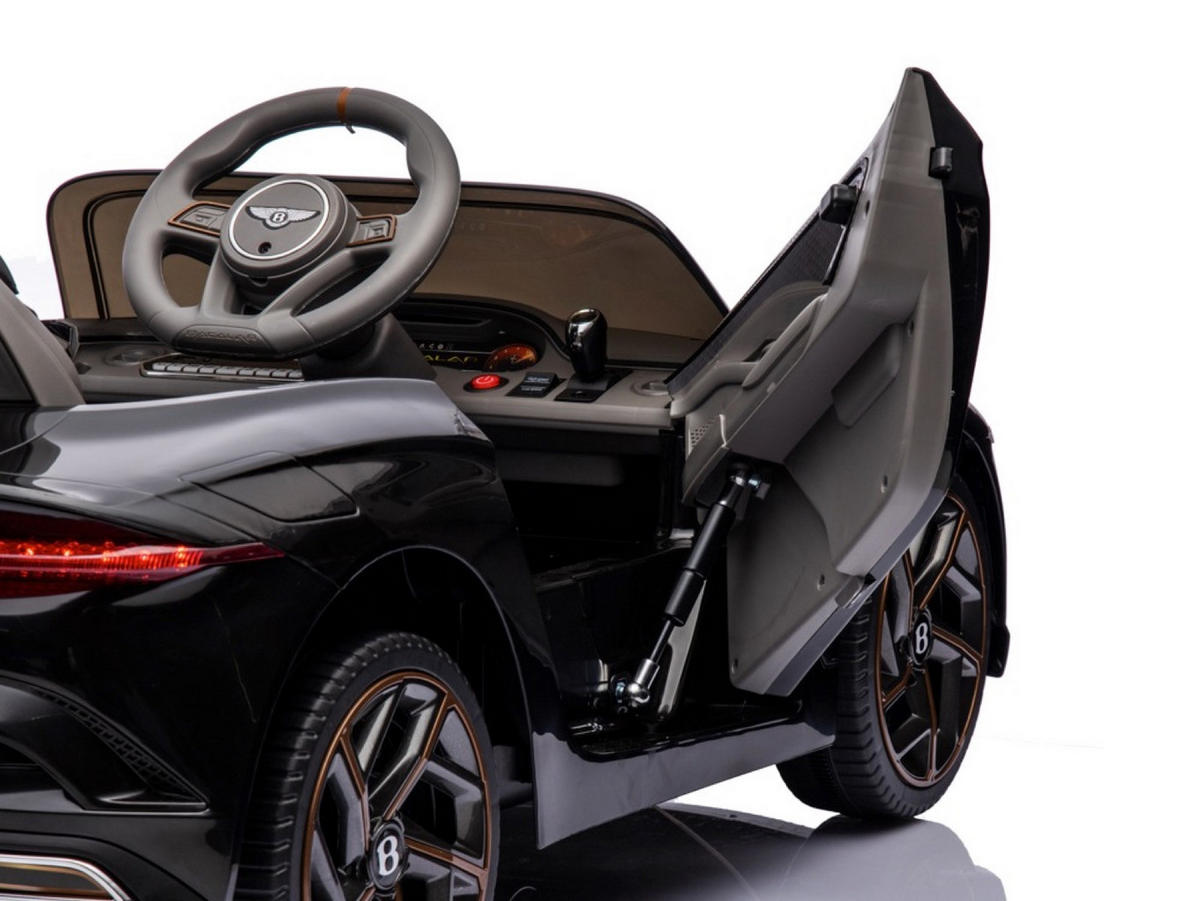 KINDER ELEKTROAUTO Bentley Bacalar schwarz - Schwarz, Kunststoff (108/65/45cm) - TPFLiving