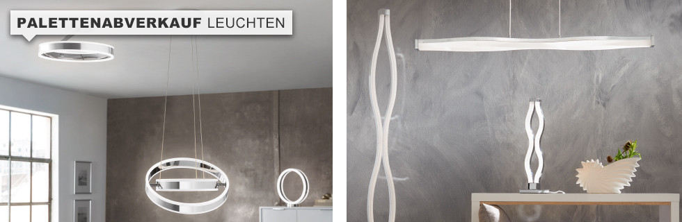 Palettenabverkauf Leuchten