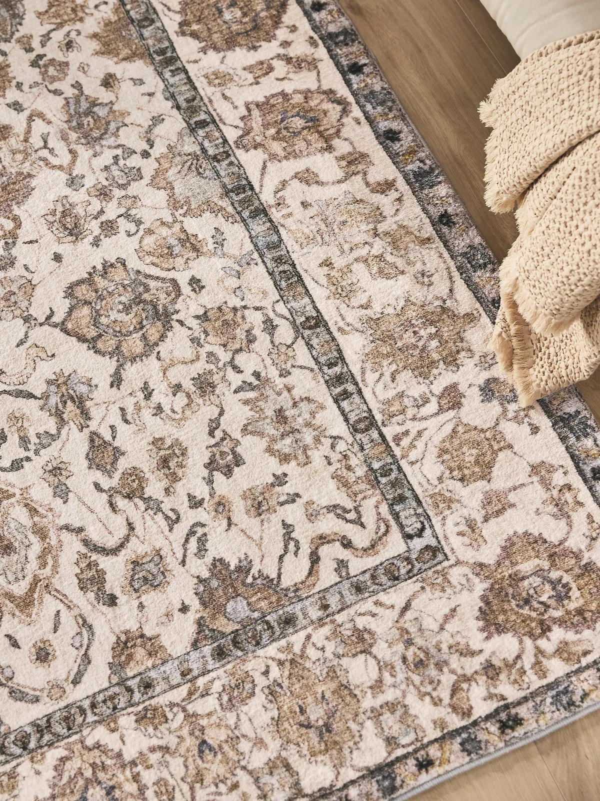 TEPPICH Mara Beige 80x150 cm - Beige, Kunststoff/Textil (80/150cm) - benuta Pop