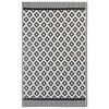OUTDOORTEPPICH Thane 180/120 cm - Schwarz/Weiß, Kunststoff (120/180cm) - Beliani