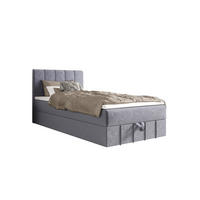 BOXBETT BAHAMA 90x200 Monolith 70, mit Matratze H3 und Topper, Hellblau - Hellblau, Holz/Kunststoff (90/200cm) - Bedante