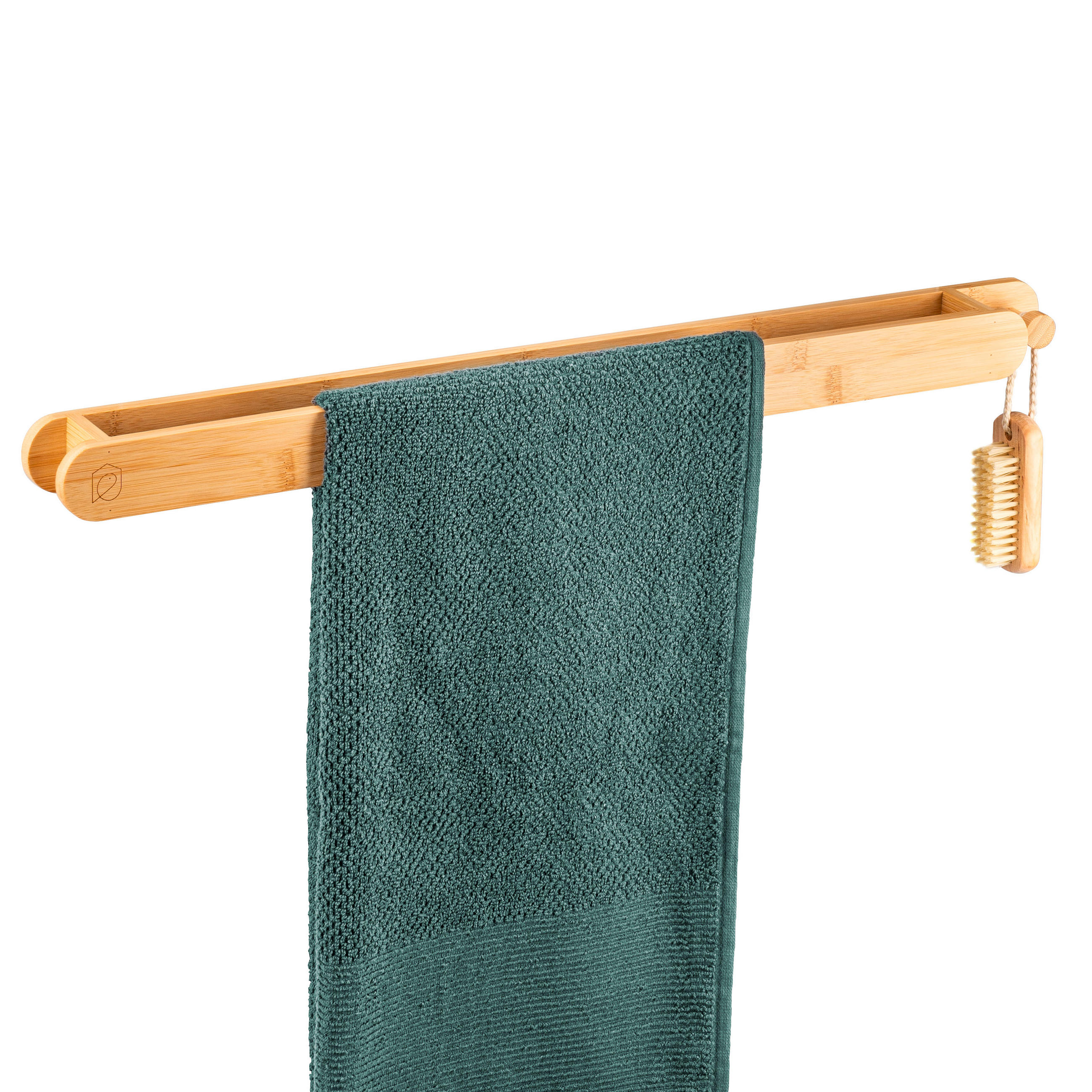 HANDTUCHHALTER, Bambus - Braun, Holz (62/4/5cm) - eluno