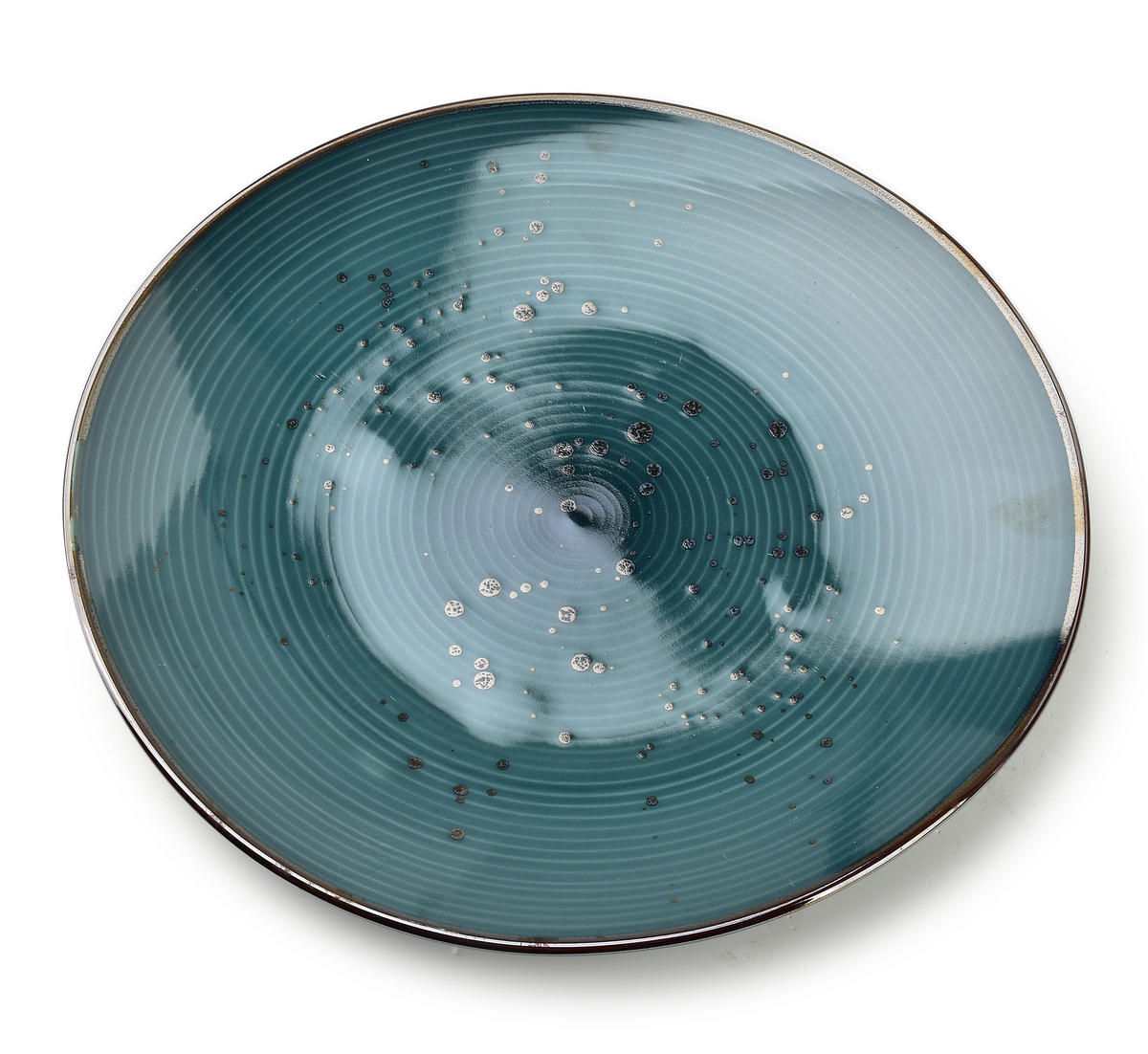 DINNERTELLER Basic Nature Grün 28/28/3 cm Keramik - Grün, Keramik (28cm) - Mondex