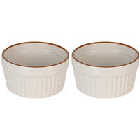MINI-AUFLAUFFORM aus Porzellan 200 ml 19/10/5,5 cm - Weiß, Keramik (10/5.5/19cm) - Excellent Houseware