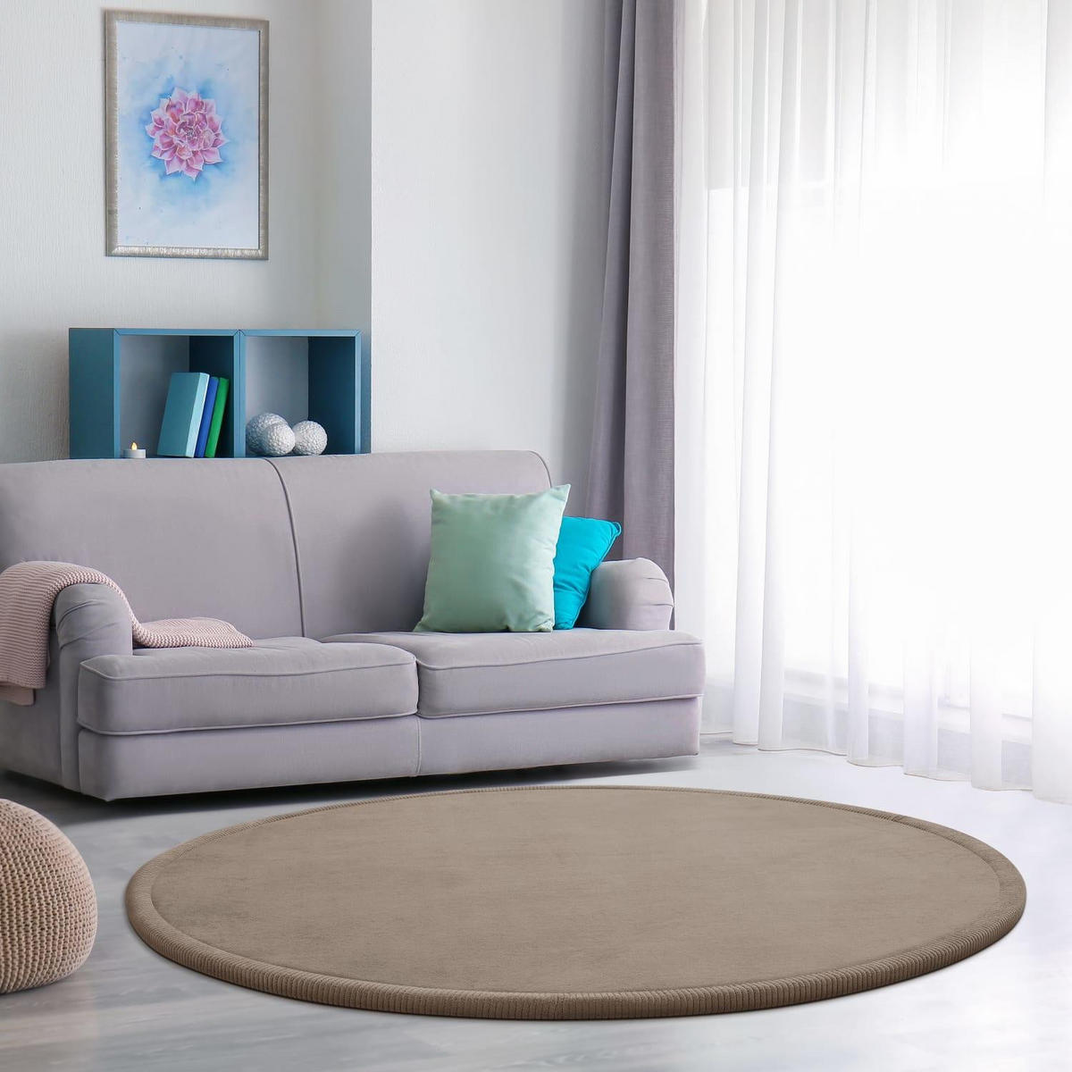 KINDERTEPPICH 80/80 cm Tatami 475 - Beige, Kunststoff (80/80cm) - Paco Home