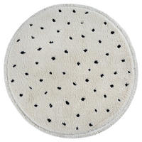 RUNDTEPPICH Abstrakt ATRIO Polypropylen Creme 120 x 120 cm - Beige, Textil (120/120cm) - KADIMA DESIGN