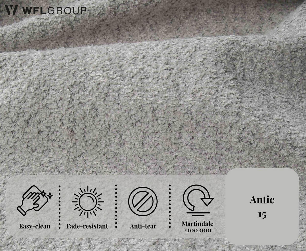 SCHLAFSOFA Milla mit Bettkasten, Hellgrau 205/97/85 cm - Hellgrau, Textil/Metall (205/97/85cm) - WFL GROUP