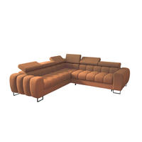 ECKSOFA Bastien Mit Schlaffunktion - Orange, Holzwerkstoff/Textil (260/260cm) - Fun Möbel