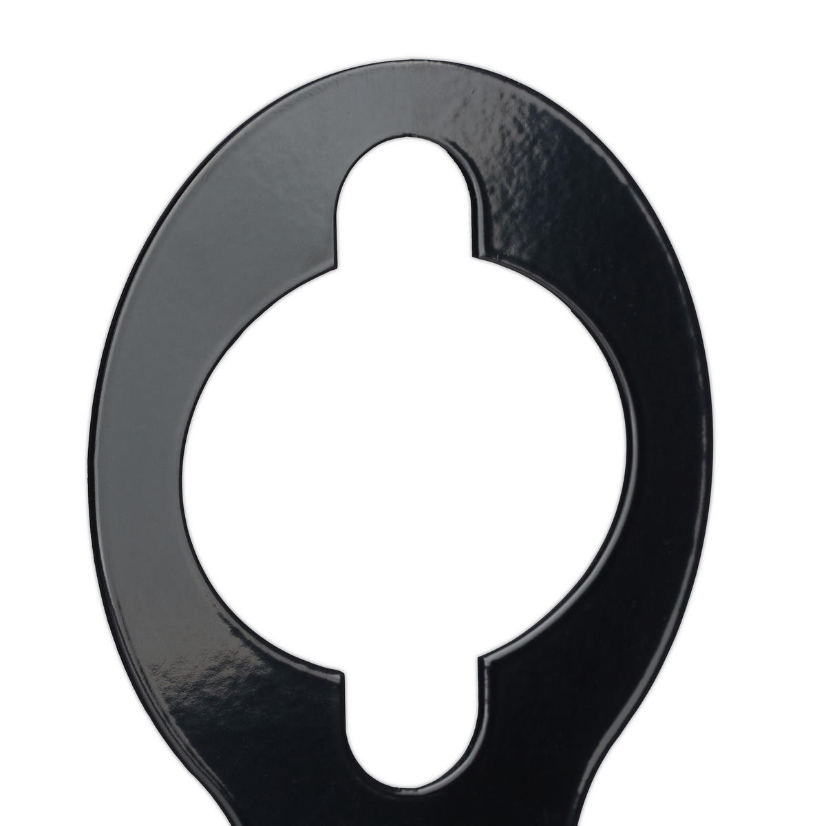 2xSCHLAUCHHALTER - Schwarz, Metall (9/23/9cm) - Relaxdays