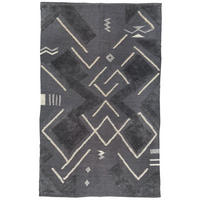 WOLLTEPPICH Graues Wunder 160x260 - Weiß, Textil (160/260cm) - Malagoon