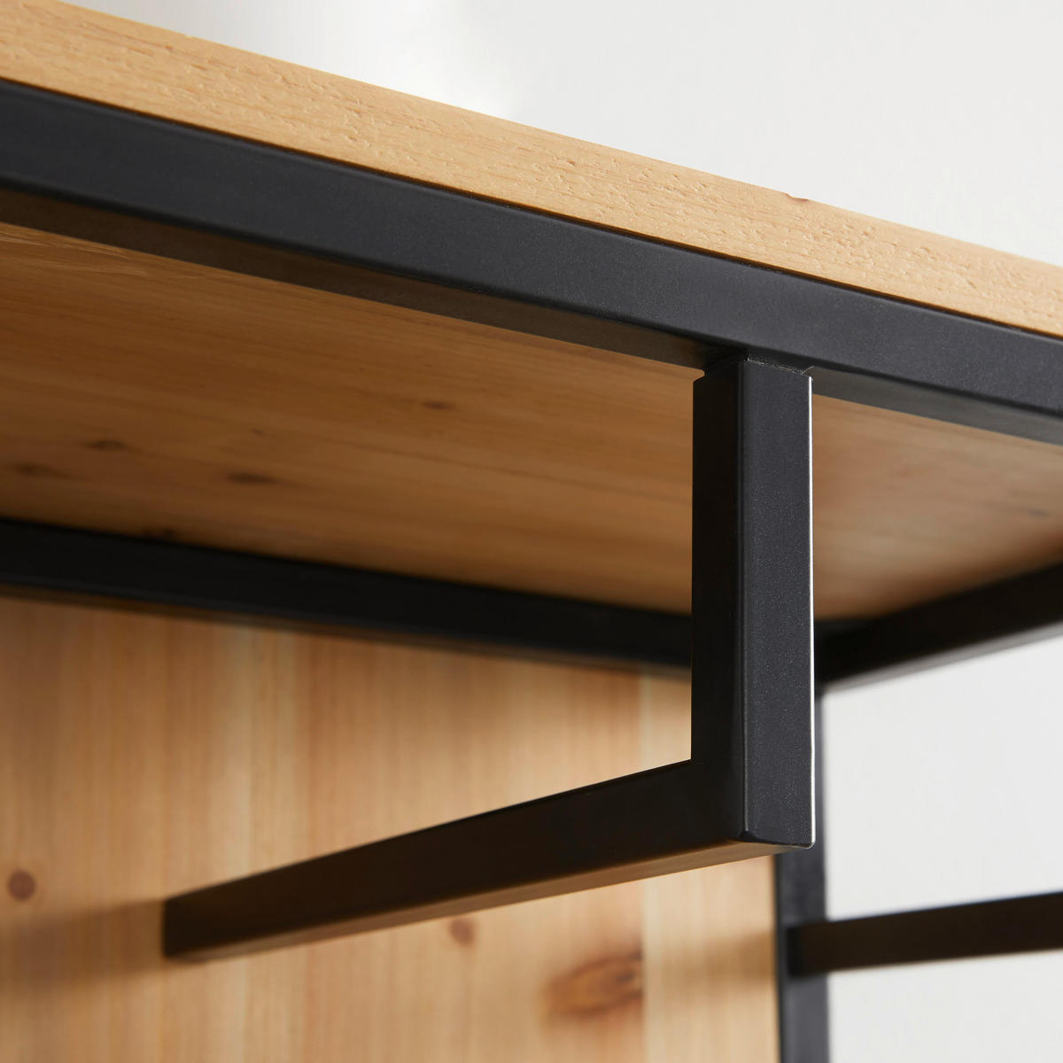 GARDEROBE Vittoria ca. 40 /170 cm Tanne massiv - Naturfarben, Holz (40/170/27cm)