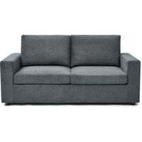 SCHLAFSOFA Elena Grau - Grau, Textil/Metall (185/88/90cm) - Habitat Garten