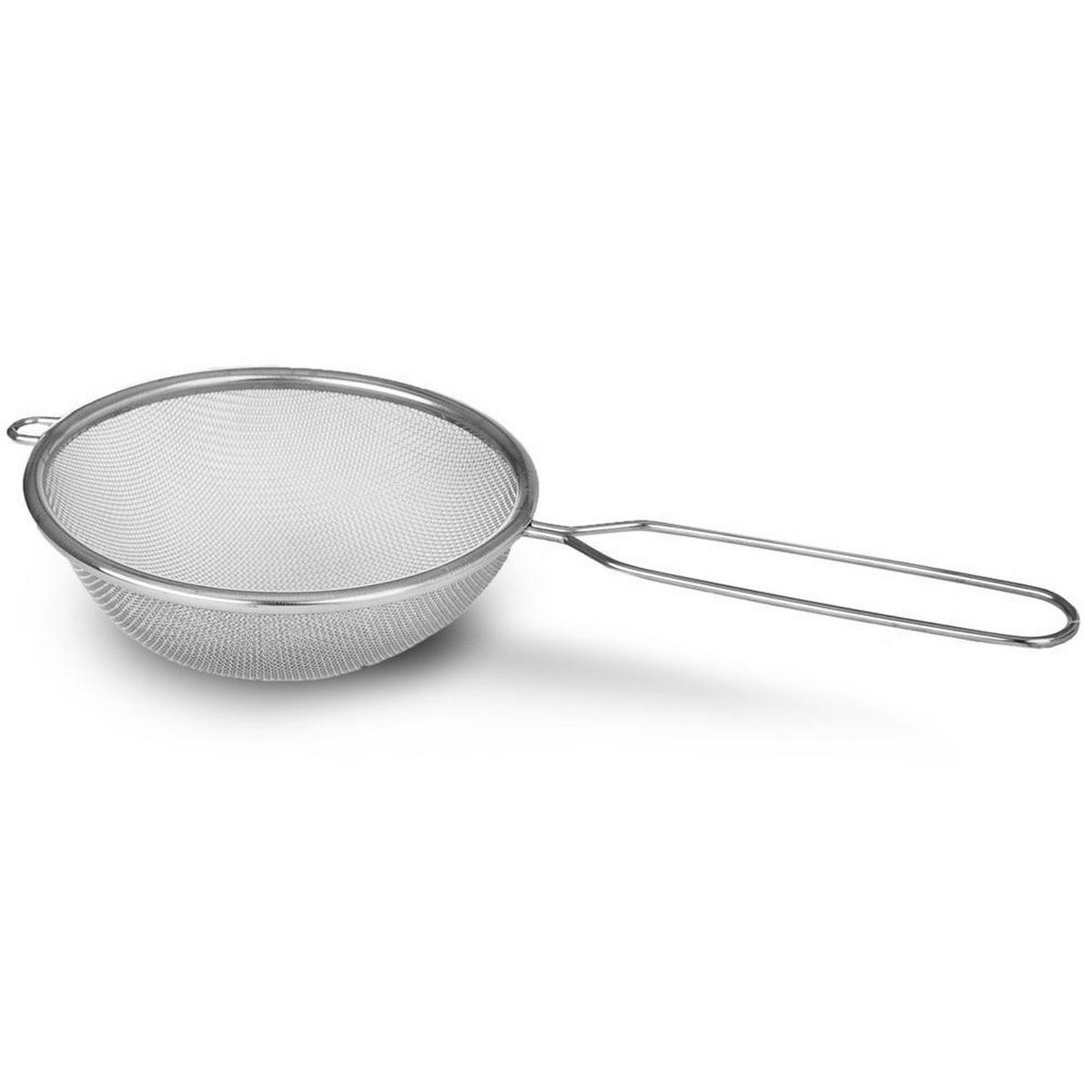 KÜCHENSIEB Silber 12 cm - Silberfarben, Metall (12cm) - Orion 