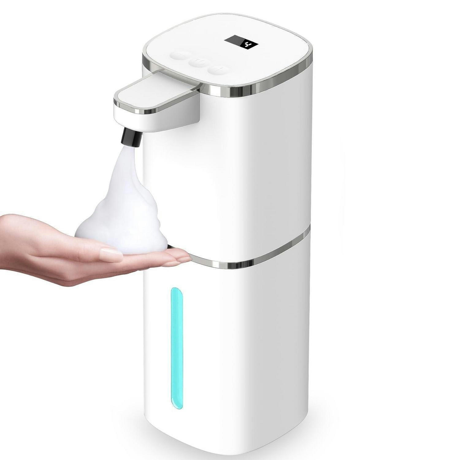 SCHAUMSEIFENSPENDER Automatisch 400ml Weiß - Weiß, Kunststoff (8/8/20cm)