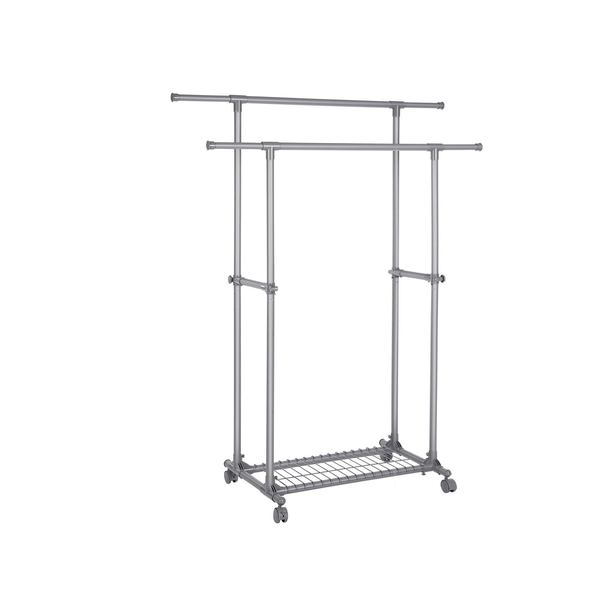 KLEIDERSTÄNDER - Grau, Metall (52/166/87cm) - Hansiro