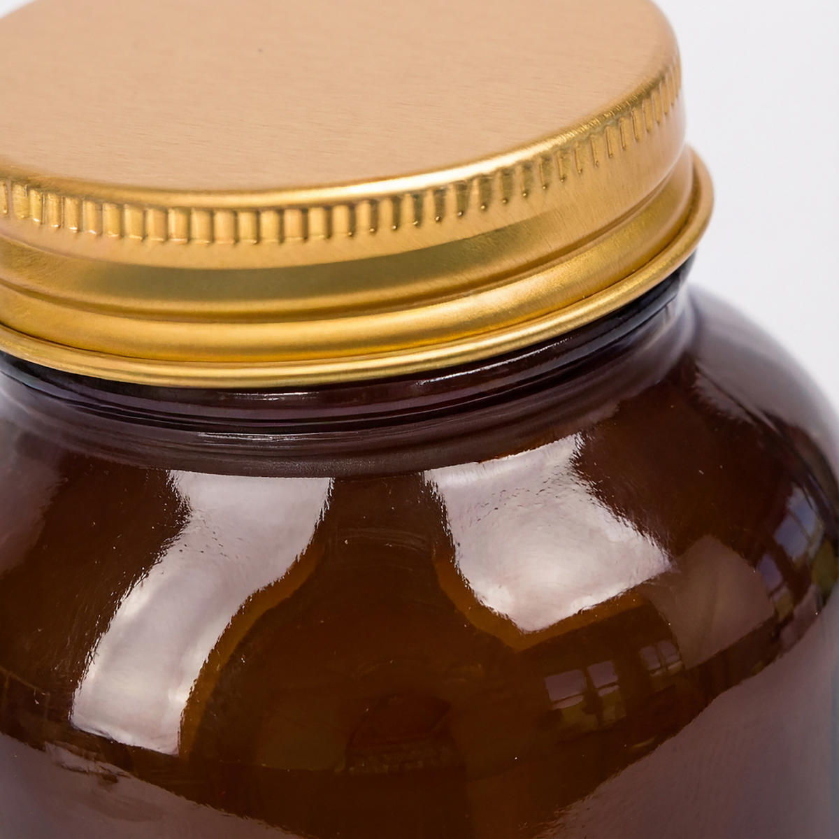 5XHNĚDÉ - hnědá, kov/sklo (6/12/6cm) - Relaxdays