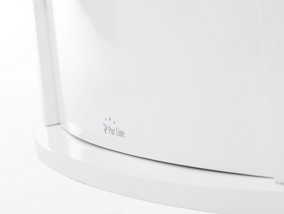 BIOETHANOL-KAMIN Weiß Bodenmodell inklusive 1 L Brennblock - Weiß, Metall (70/76/26cm) - Purline