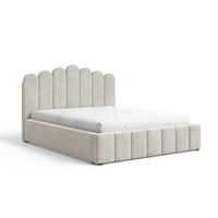 POLSTERBETT 03 140 x 200 cm – Tresor – Bett mit Gasdruckfedern und Stauraum - Beige, Holz (140/200cm) - ROYAL24_MARKT