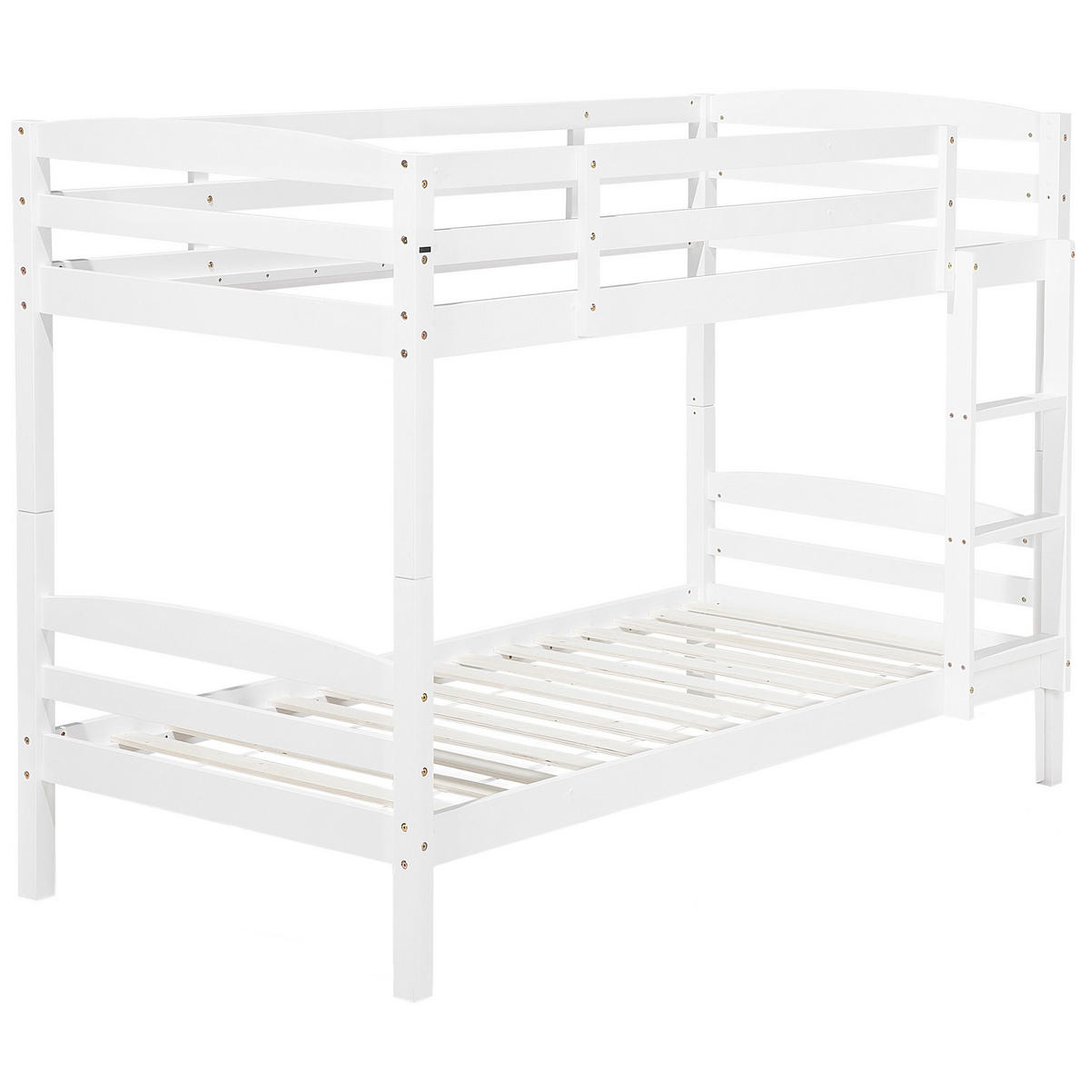 HOCHBETT Weiß 90-200 cm Regat - Weiß, Holz (90/200cm) - Beliani