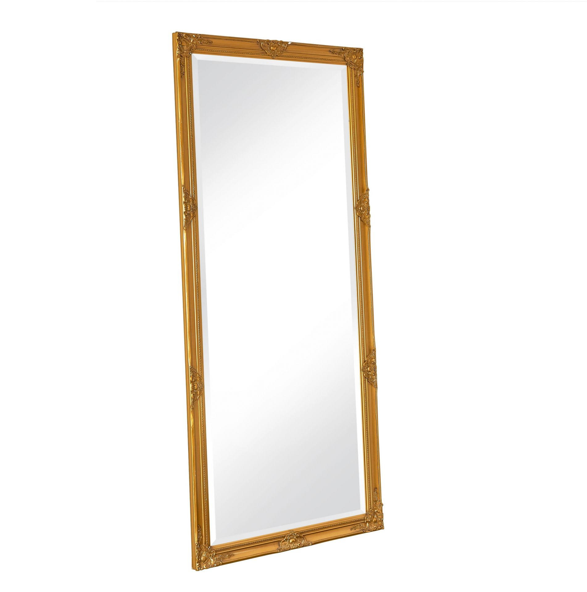 WANDSPIEGEL XXL Spiegel 200x100 cm, Gold - Goldfarben, Holz (100/200/200cm) - dasmöbelwerk