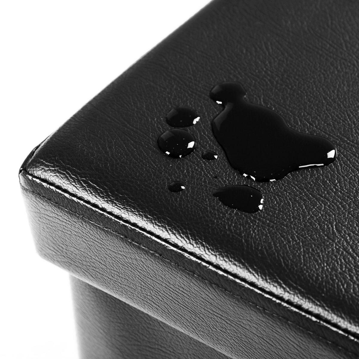 SITZWÜRFEL - Schwarz, Holzwerkstoff (38/38/38cm) - Hansiro