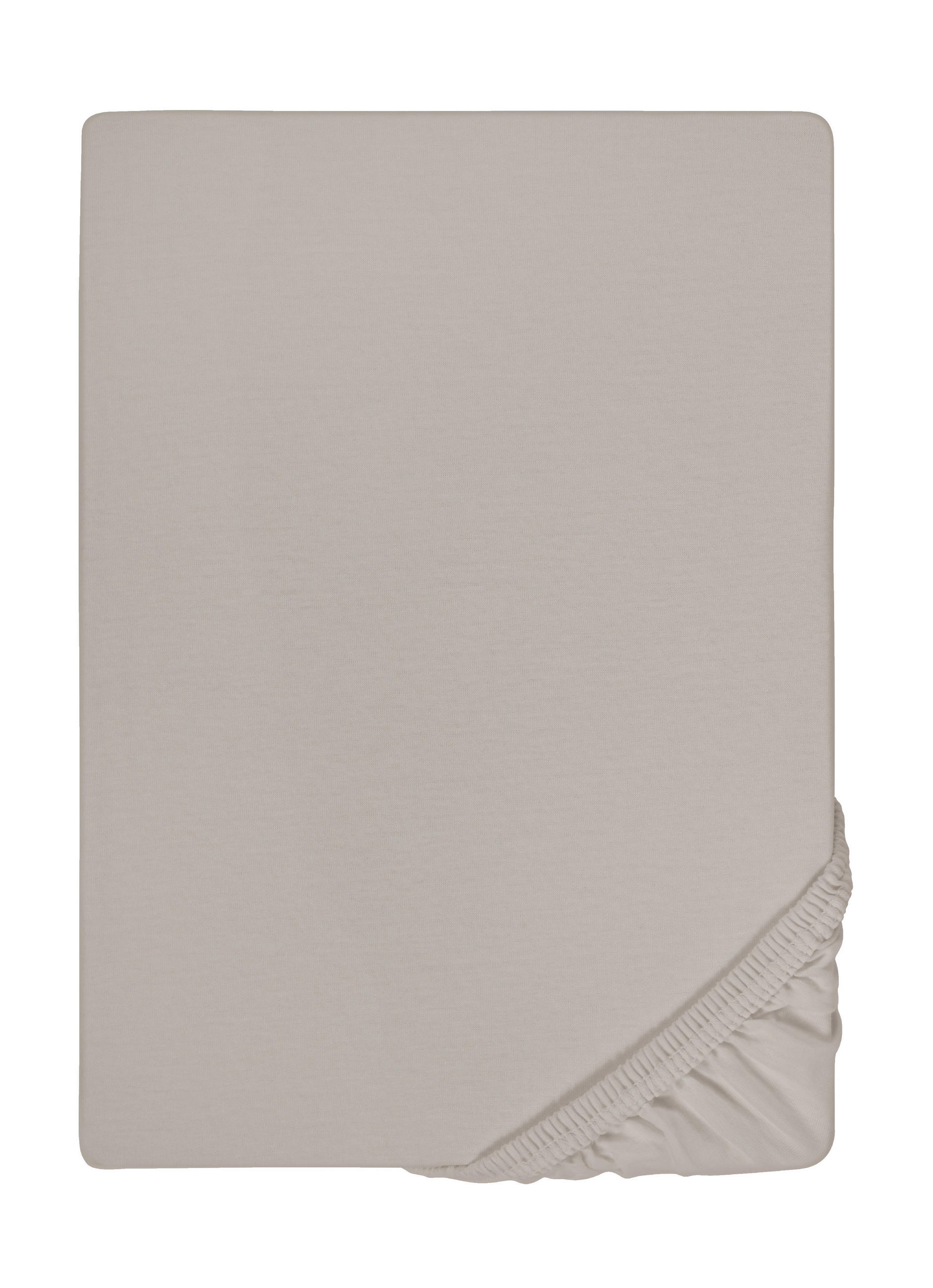 biberna Spannbetttuch Grau 200x220 cm