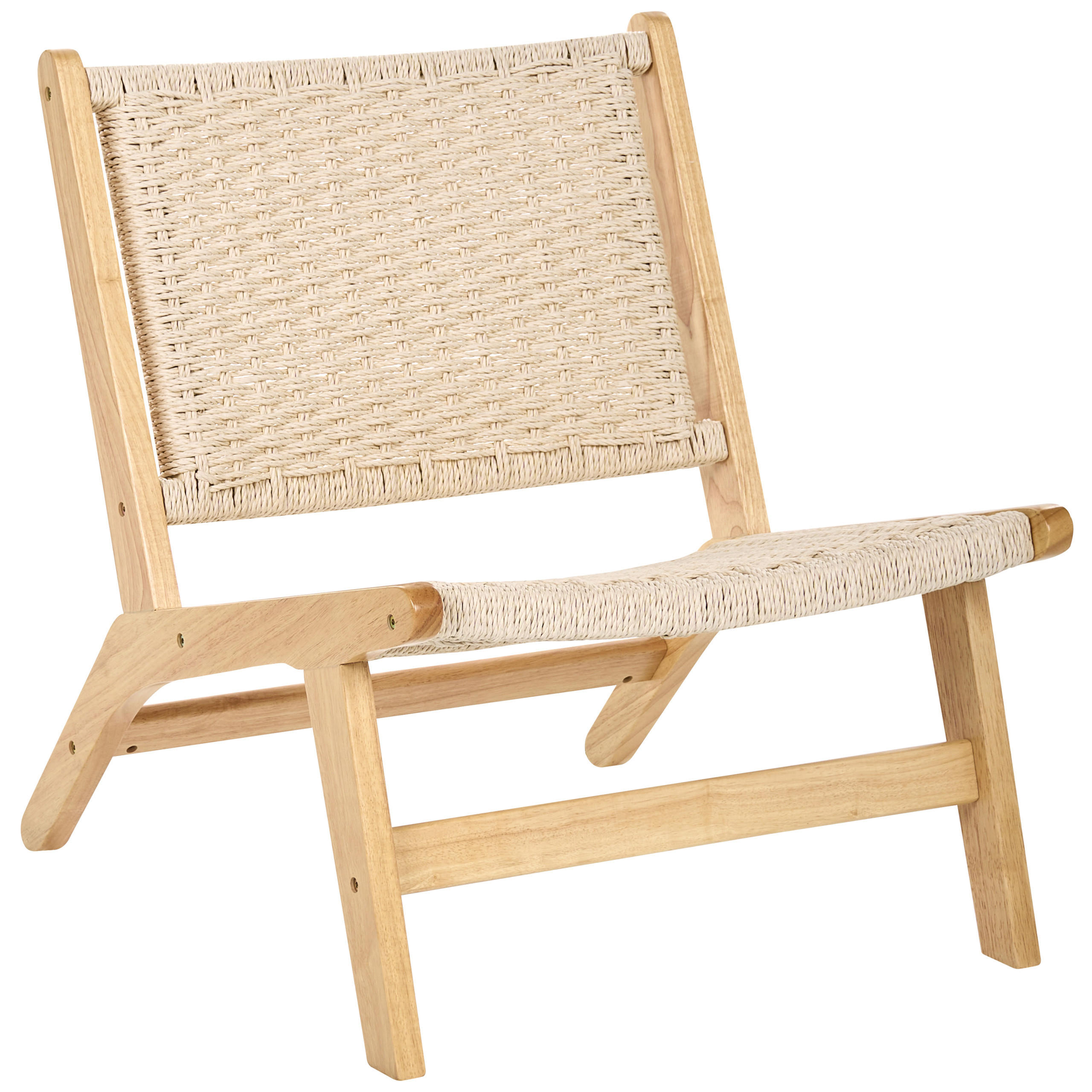 SESSEL Holz Hellbraun Villaz - Hellbraun, Holz (64/75/71cm) - Beliani