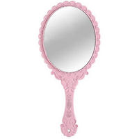 TASCHENSPIEGEL Rosa Vintage Make-up Haarpflege - Pink, Kunststoff (11.4/3/22.8cm) - MCBOSON