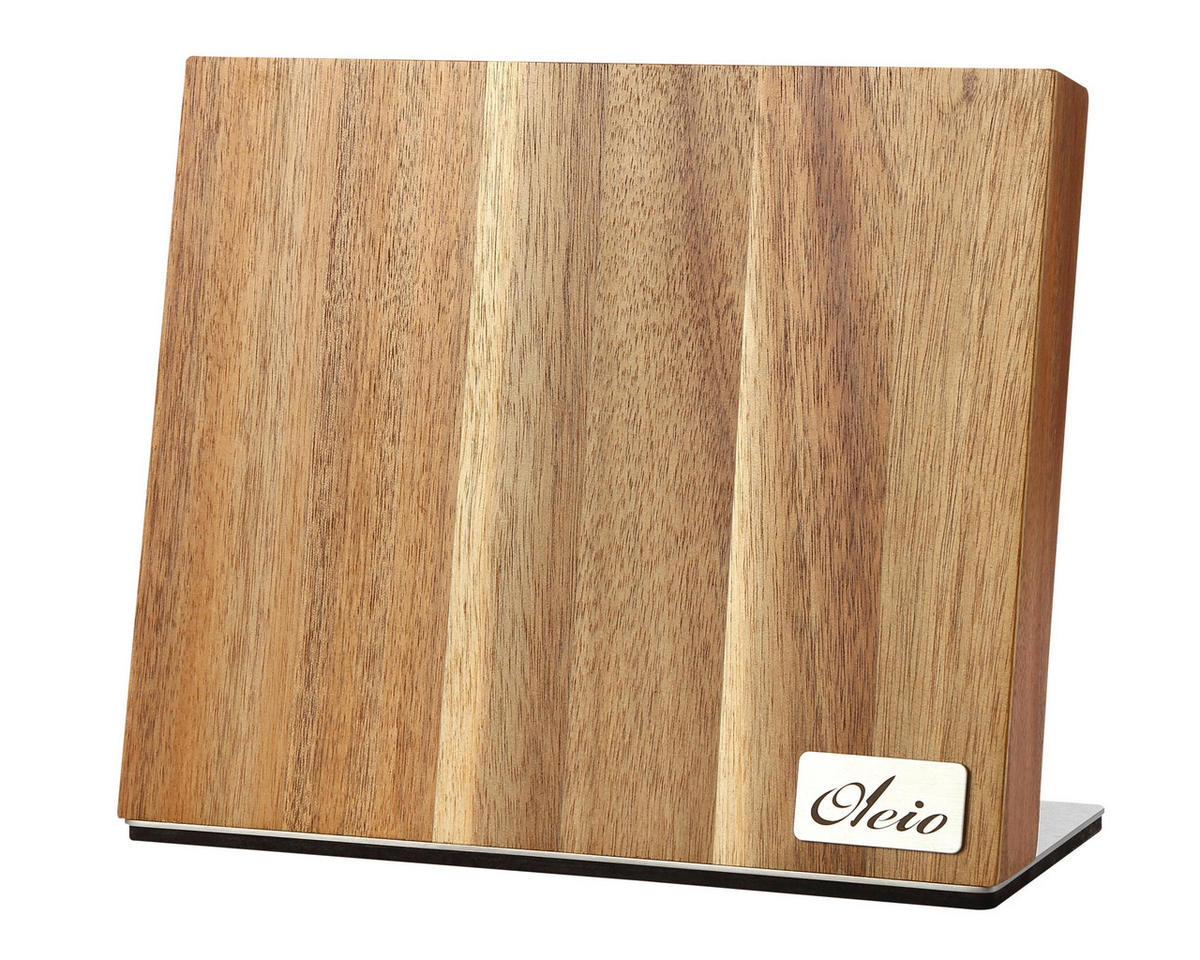 MAGNETISCHES MESSERBRETT - Akaziefarben, Holz (23/10.5/27.5cm) - Oleio