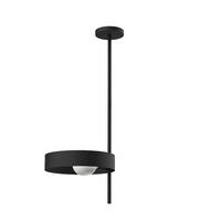 DECKENLEUCHTE - Schwarz, Metall (30/30/80cm) - Lumicom