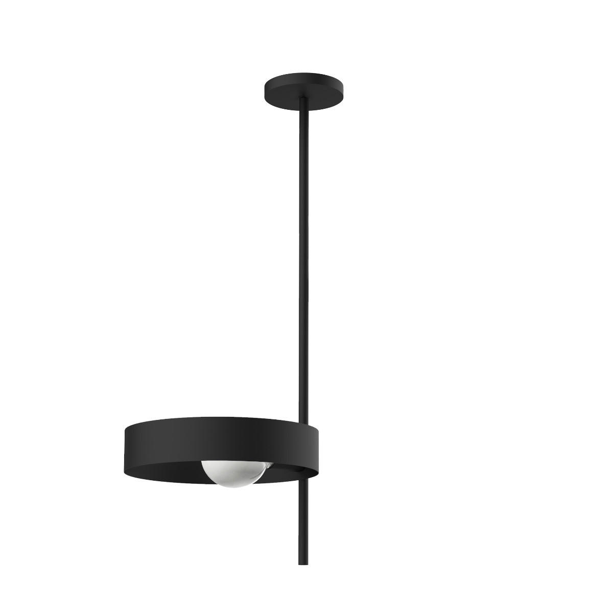 DECKENLEUCHTE - Schwarz, Metall (30/30/80cm) - Lumicom