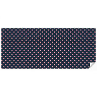 KINDERTAPETE - Muster - Sterne - Rosa - 450x200 cm - Anthrazit, Papier (450/200cm) - OnlyWow