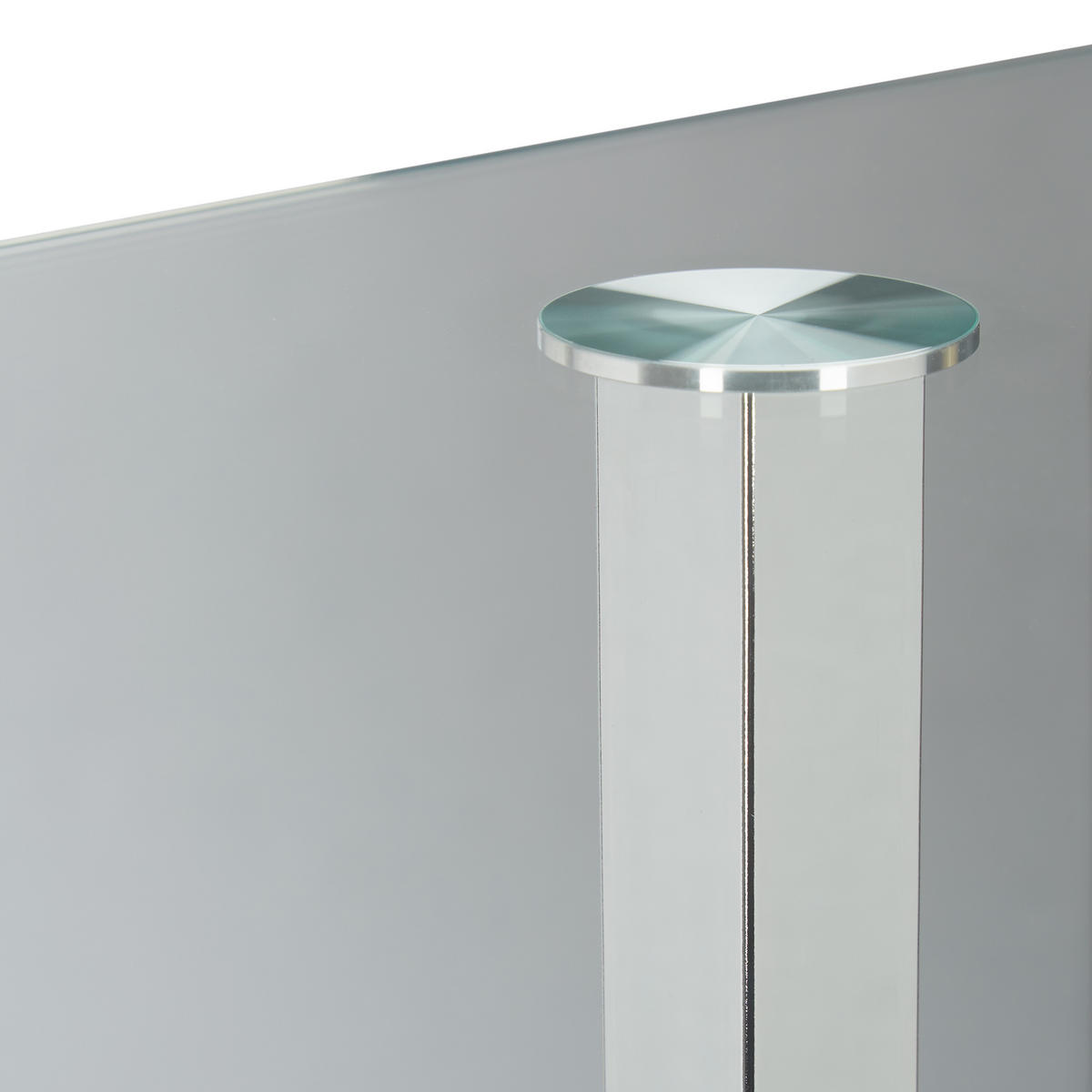 BEISTELLTISCH - Multicolor, Glas/Metall (36/46/53cm) - Relaxdays