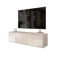 TV-SCHRANK SANAYI Kaschmir Hochglanz – hängend - Kaschmir, Holzwerkstoff (156/42/38cm) - Lookway