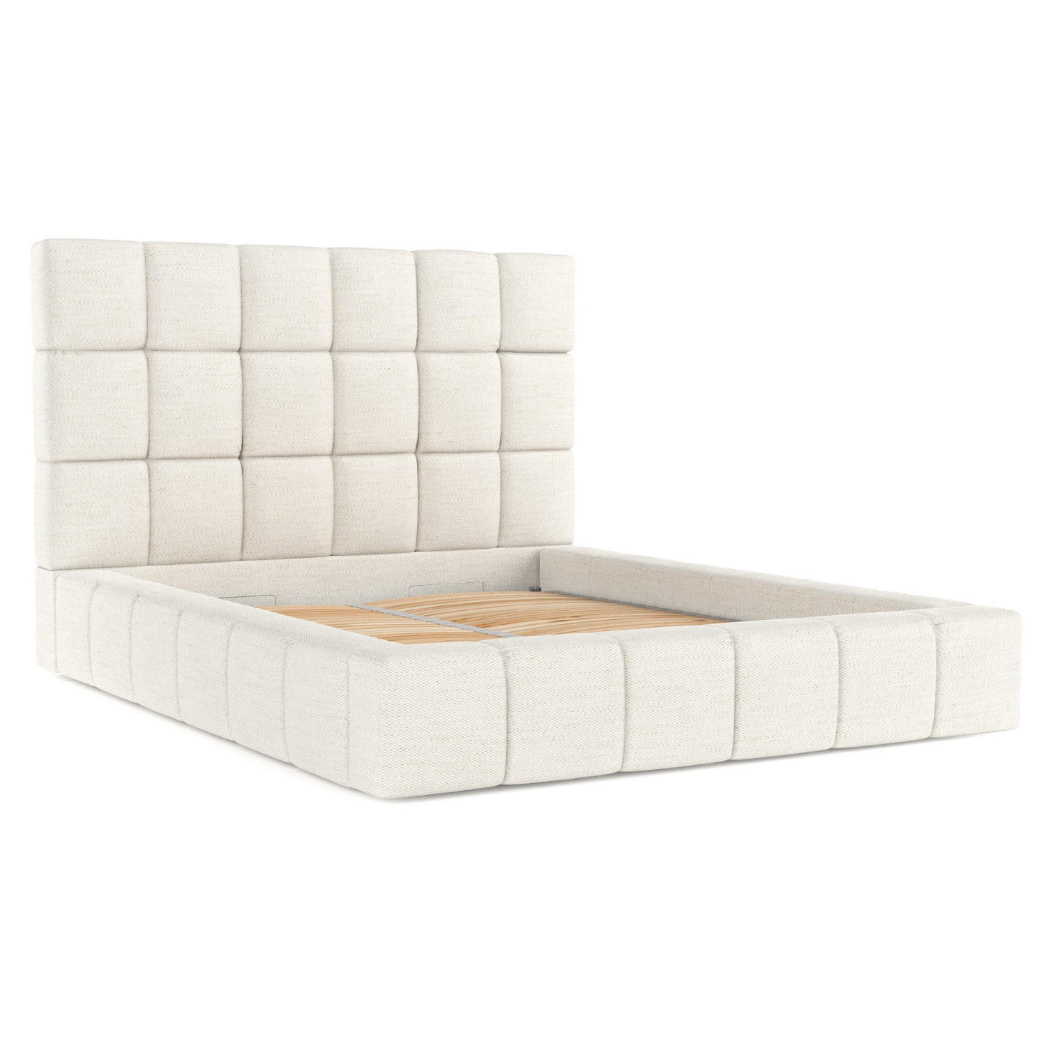 AltaBeds Polsterbett Creme 200x200 cm