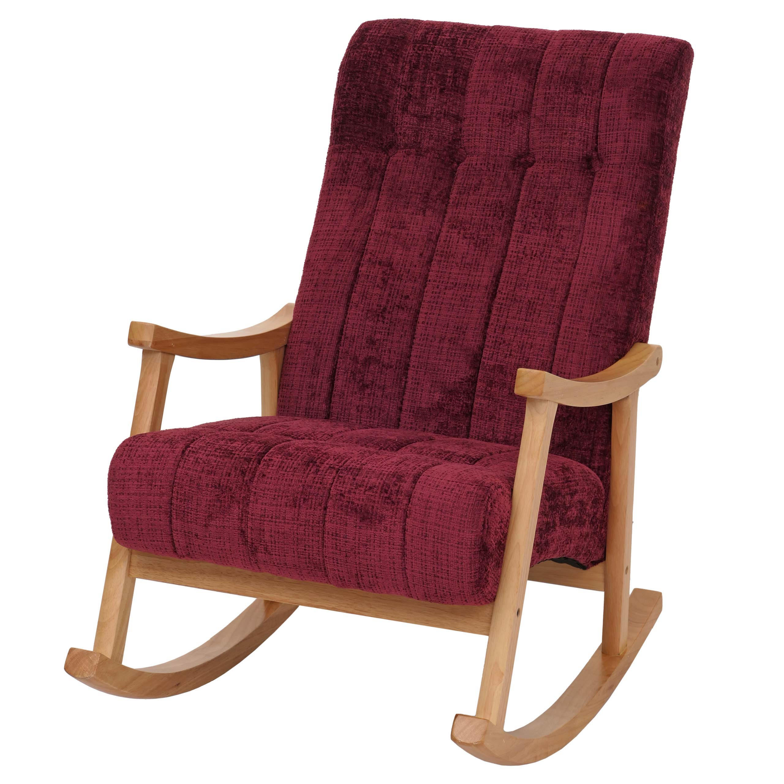 SCHAUKELSTUHL Bordeaux - Bordeaux, Textil (64/97/85cm) - MCW
