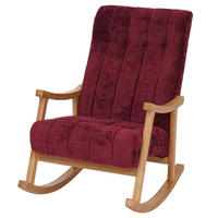 SCHAUKELSTUHL Bordeaux - Bordeaux, Textil (64/97/85cm) - MCW