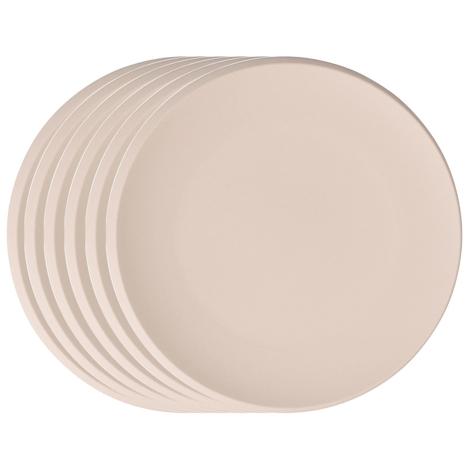 PLATZTELLER NewMoon beige ø 29 cm 6er Set - Beige, Keramik (29cm) - Villeroy & Boch