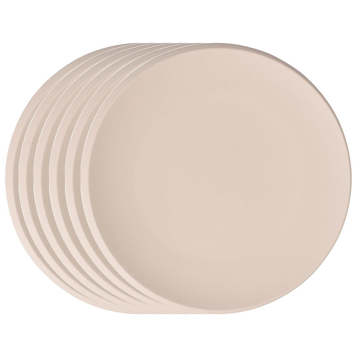 PLATZTELLER NewMoon beige ø 29 cm 6er Set - Beige, Keramik (29cm) - Villeroy & Boch