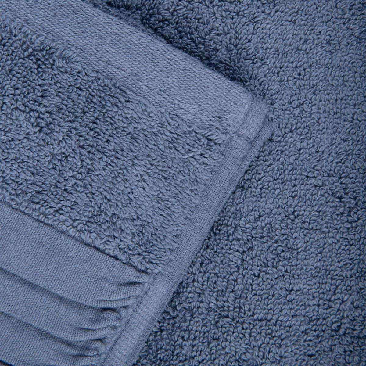 BADETUCH Meride blau 50/90 cm - Blau, Textil (50/90cm) - Homla