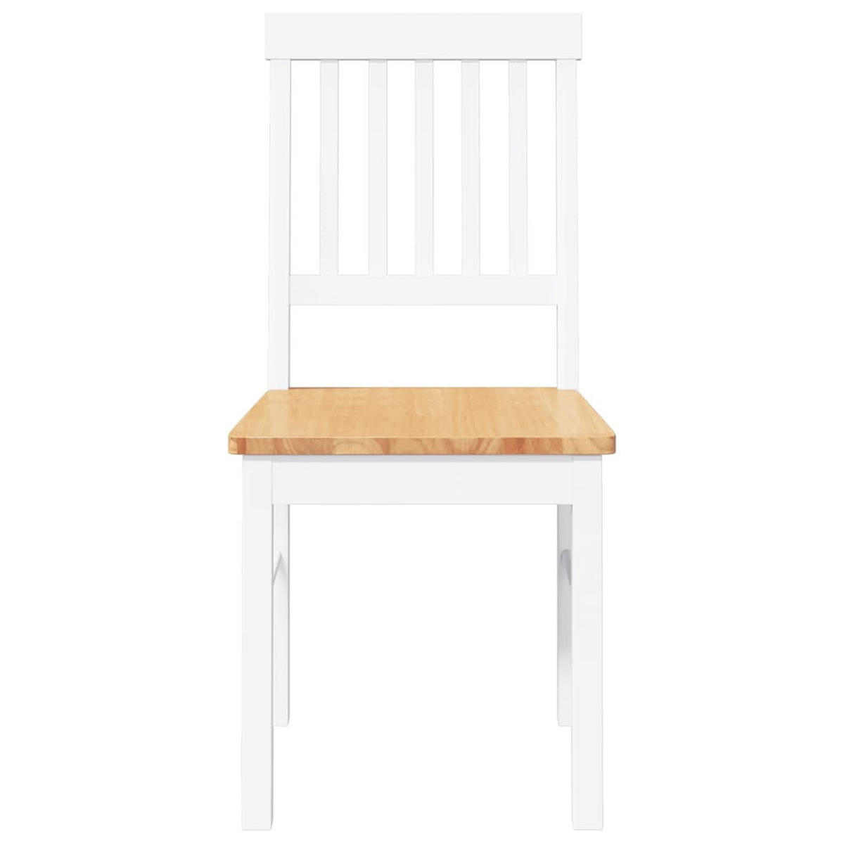 STUHL-SET 2 Stk Kargenhain 42.5/90/44.5 cm - Weiß, Holz (42.5/90/44.5cm) - ZMH