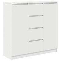 SIDEBOARD Mit Schubladen Weiss 100,5/35/98,5 Cm Holzwerkstoff - Weiß, Holzwerkstoff (35/98.5/100.5cm) - vidaXL