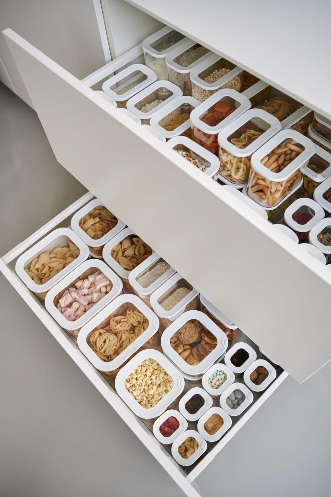 AUFBEWAHRUNGSBOX Vorratsbehälter Set Modula 7-teilig - Transparent, Kunststoff (2/2/1cm) - Mepal