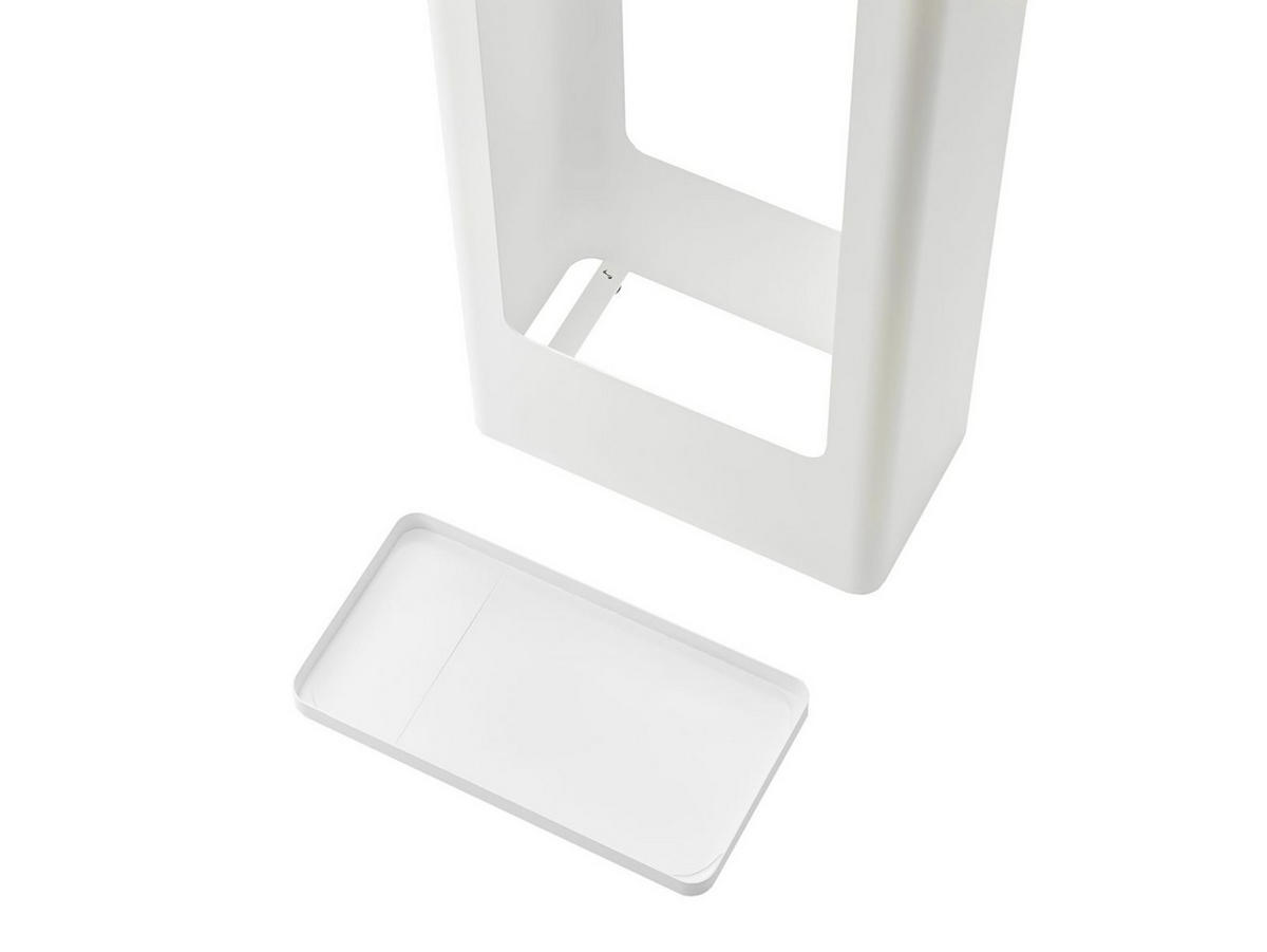 SCHIRMSTÄNDER Tower weiß12/22/50 cm - Weiß, Metall (22/44/12cm) - Yamazaki
