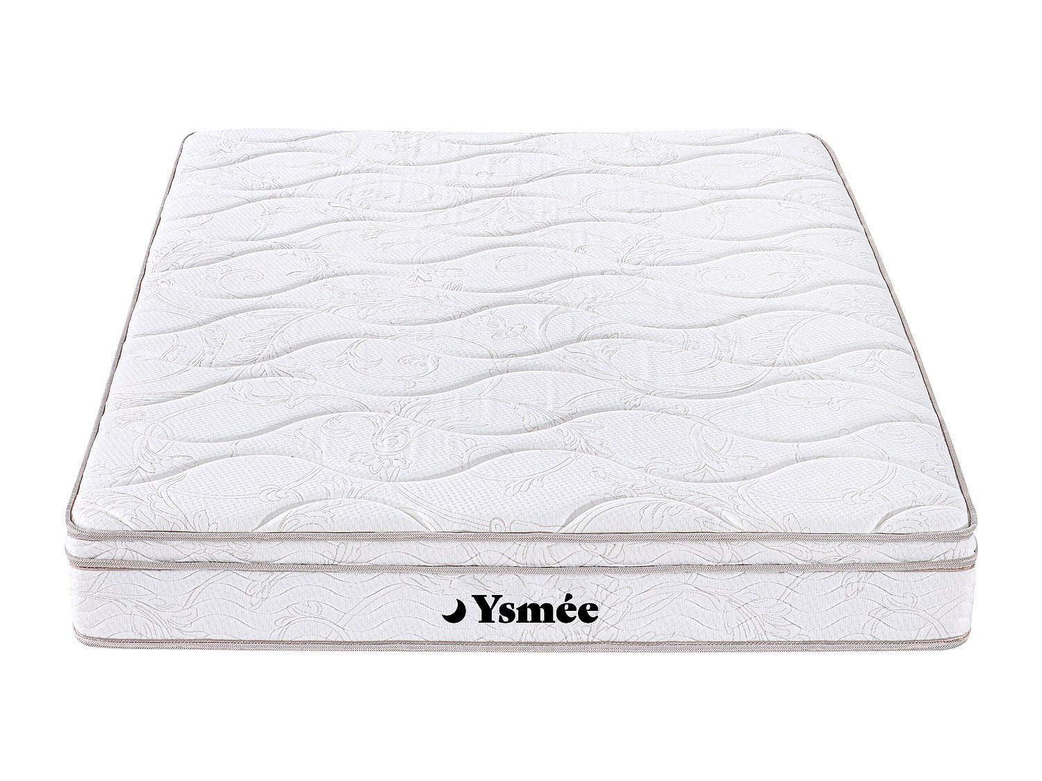 STANDARDMATRATZE - 2 Personen - stoff - weiß Wolkentanz - Weiß, Textil (140/200cm) - Vente-Unique