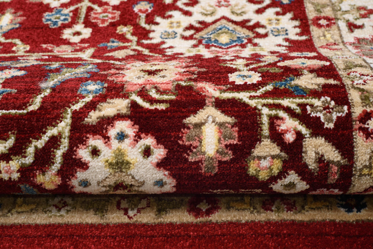 TEPPICH RIVIOLI Rot 120/170 cm - Rot, Textil (120/170cm) - Tapiso