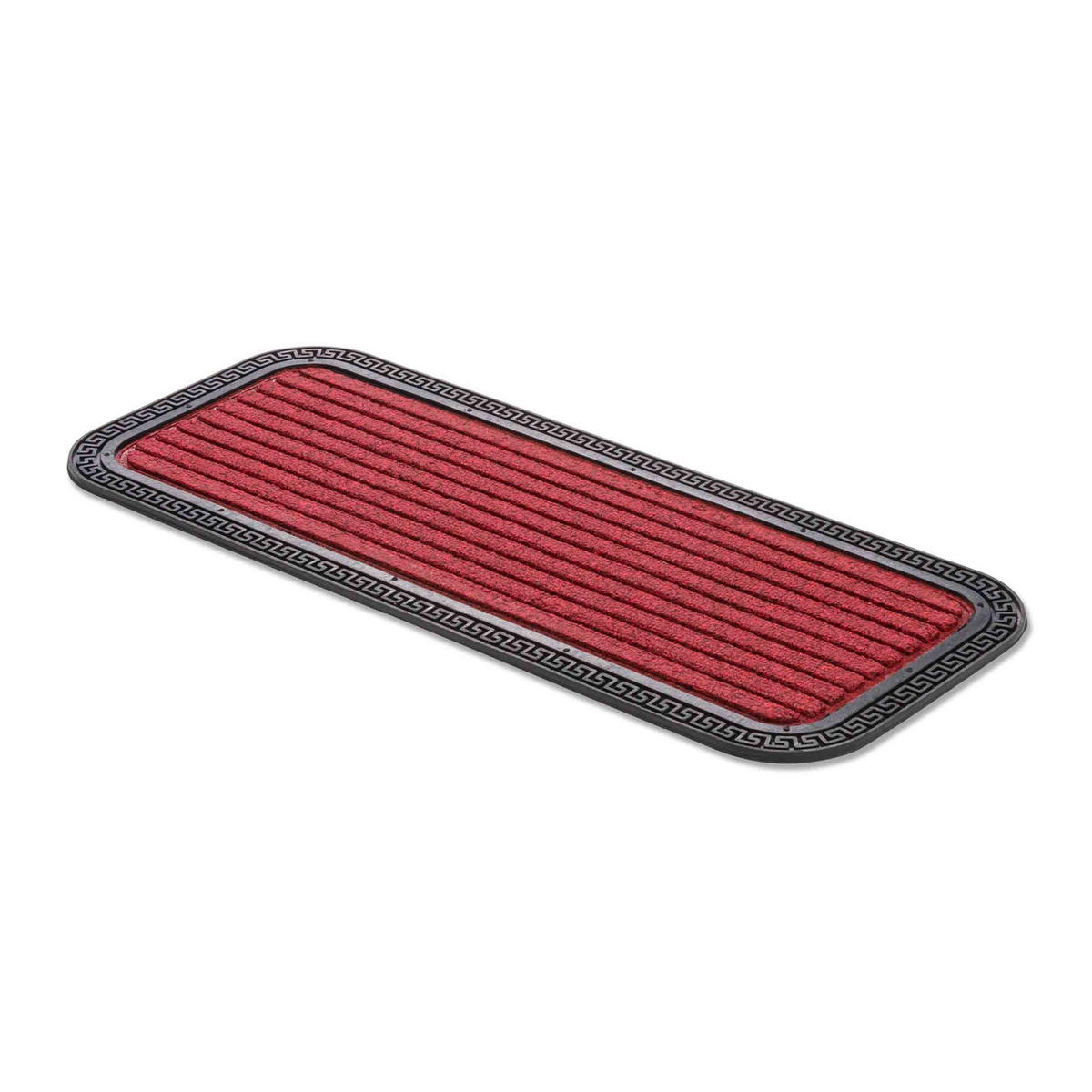 FUSSMATTE AUßEN BORDER STAR 2ER SET - Rot, Textil (25/60cm) - Astra