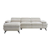 SCHLAFSOFA - 5 Personen - Stoff - Beige - - Beige, Textil (284/80/176cm) - Vente-Unique